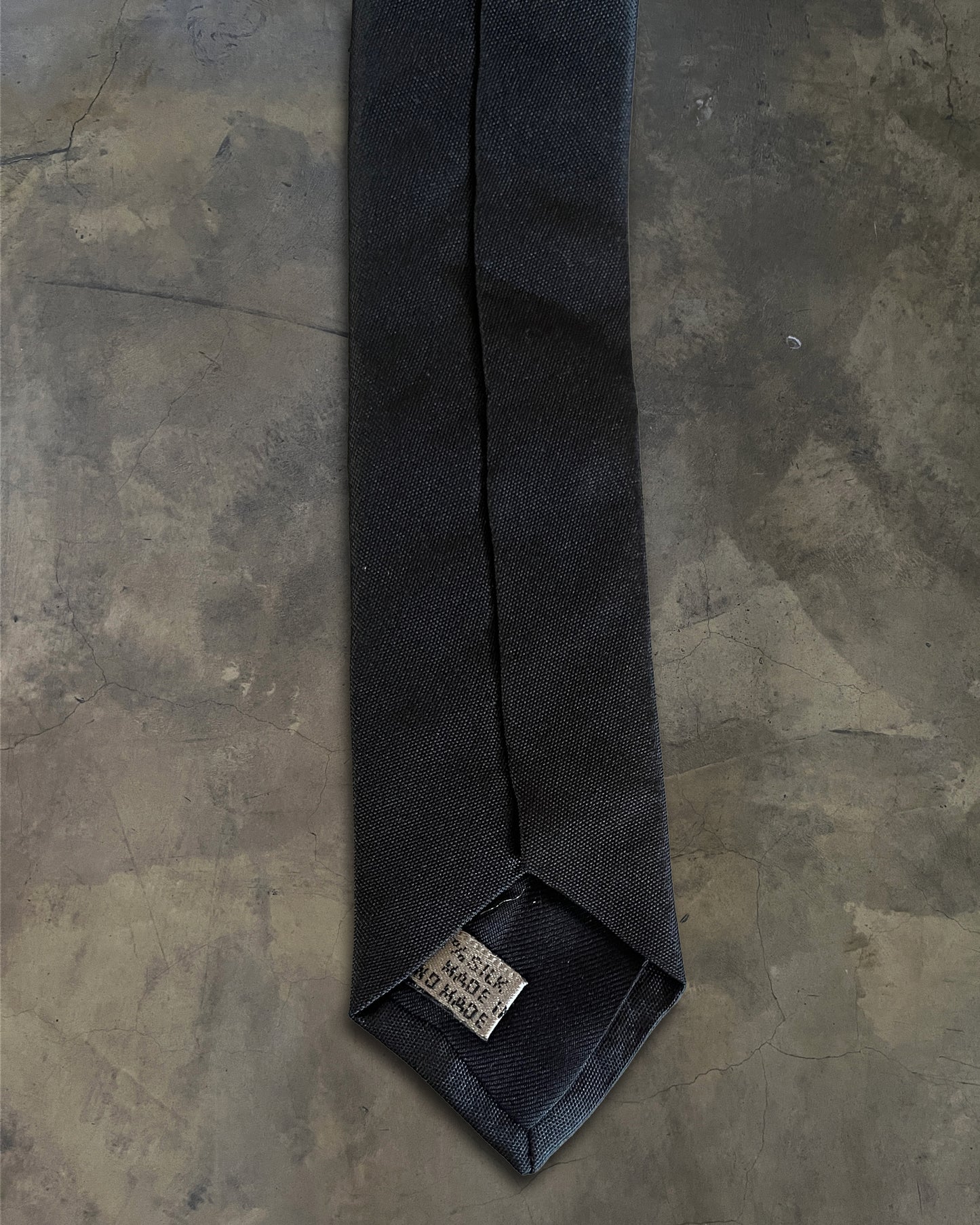 DIOR HOMME SS2009 SILK SPIDER EMBROIDERED SKINNY TIE