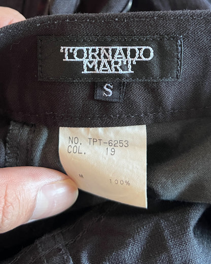 TORNADO MART STUDDED FLARED DENIM