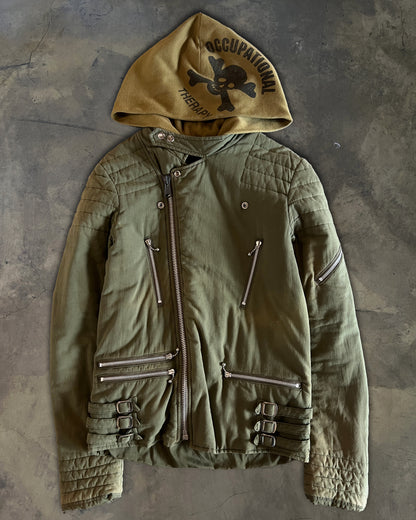 UNDERCOVER AW2004 " BUT BEAUTIFUL" OCCUPATIONAL THERAPY RIDERS JACKET