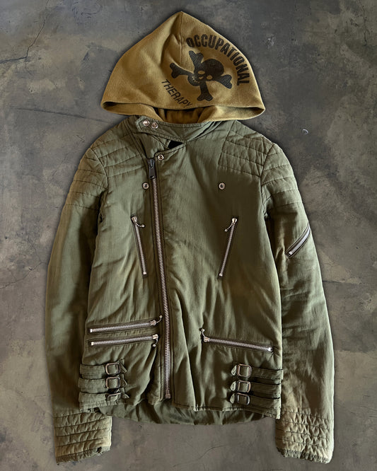 UNDERCOVER AW2004 " BUT BEAUTIFUL" OCCUPATIONAL THERAPY RIDERS JACKET