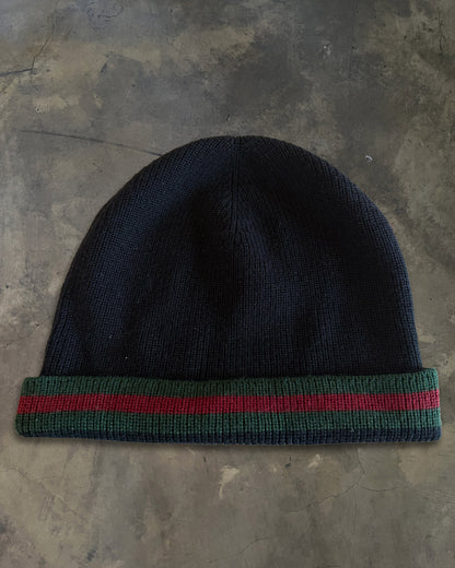 GUCCI CLASSIC STRIPED KNIT BEANIE