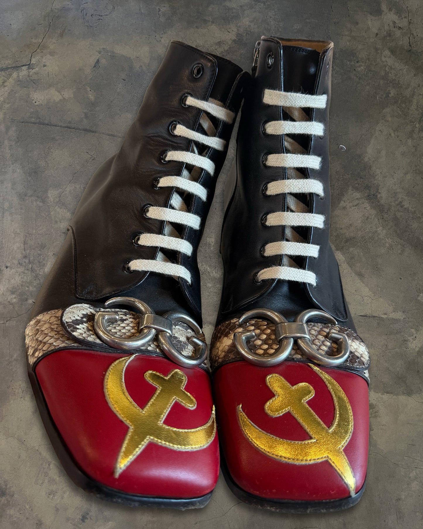 GUCCI FW2017 USSR CIRANO LUX BOOTS