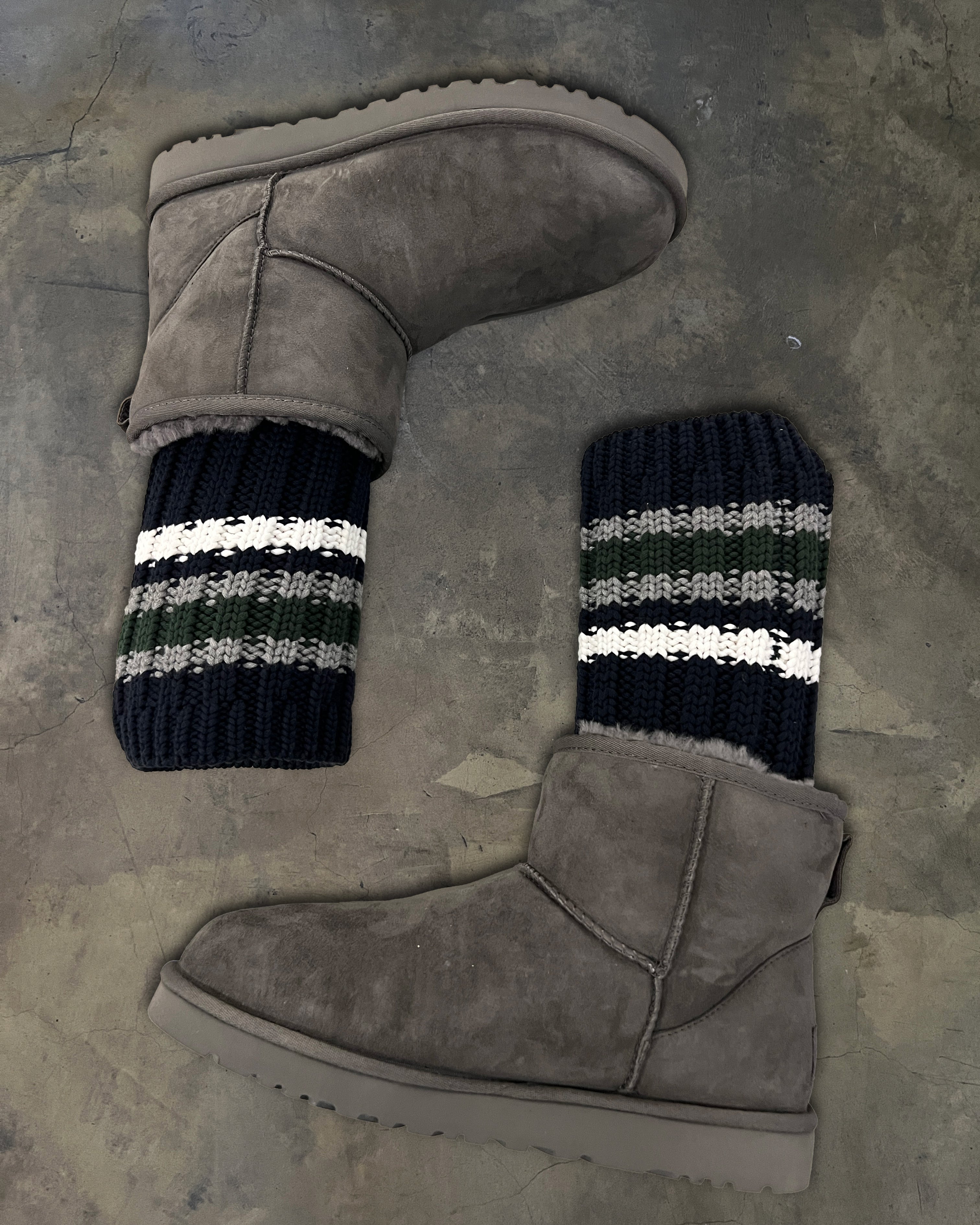 SACAI X UGG KNIT CLASSIC BOOTS – glam archive