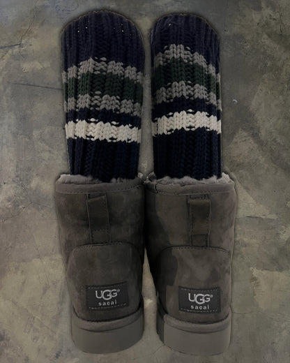 SACAI X UGG KNIT CLASSIC BOOTS
