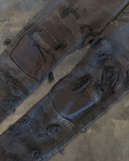 UNDERCOVER AW2009 EARMUFF MANIAC 78 DESTROYED DENIM