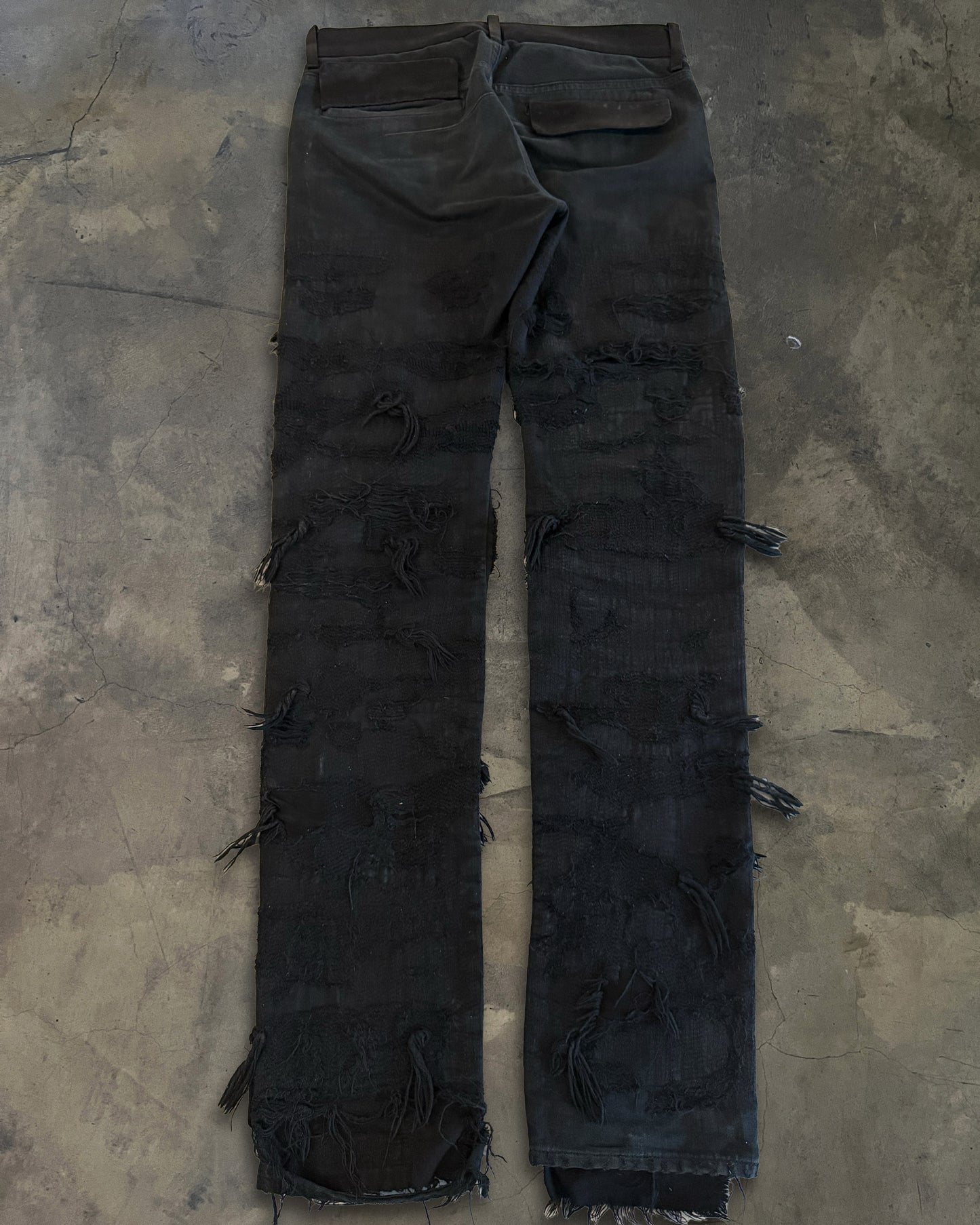 UNDERCOVER AW2009 EARMUFF MANIAC 78 DESTROYED DENIM