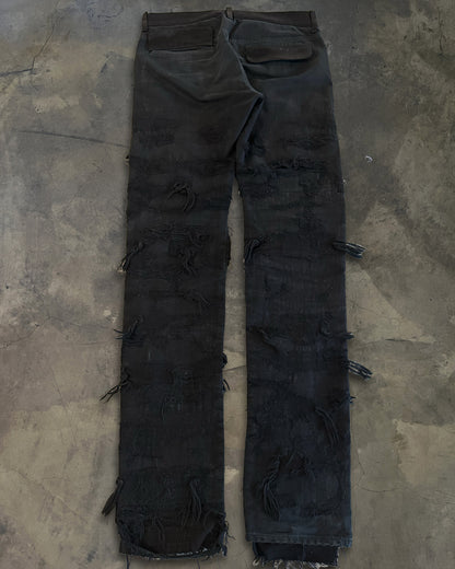 UNDERCOVER AW2009 EARMUFF MANIAC 78 DESTROYED DENIM