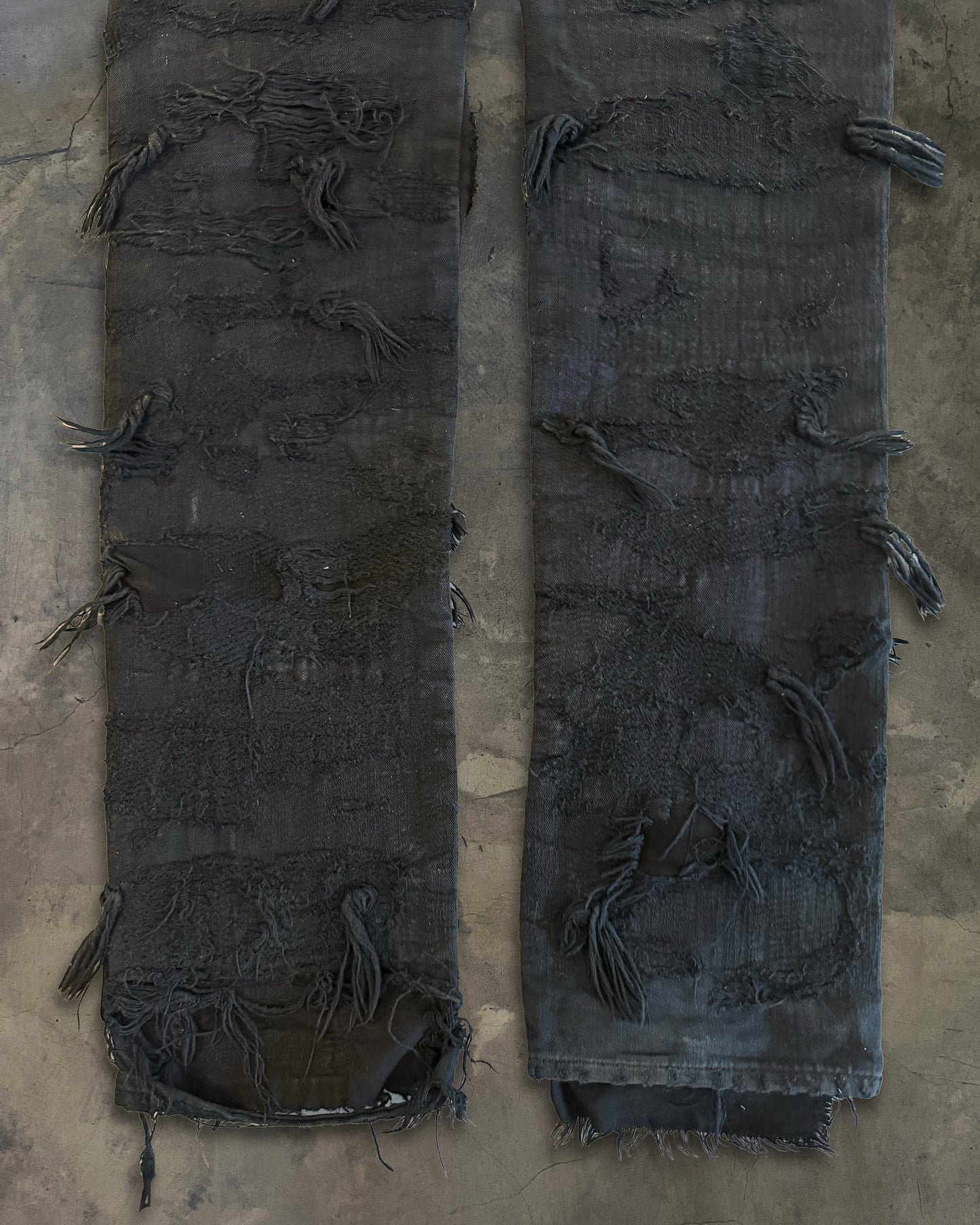 UNDERCOVER AW2009 EARMUFF MANIAC 78 DESTROYED DENIM