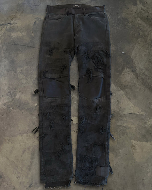 UNDERCOVER AW2009 EARMUFF MANIAC 78 DESTROYED DENIM