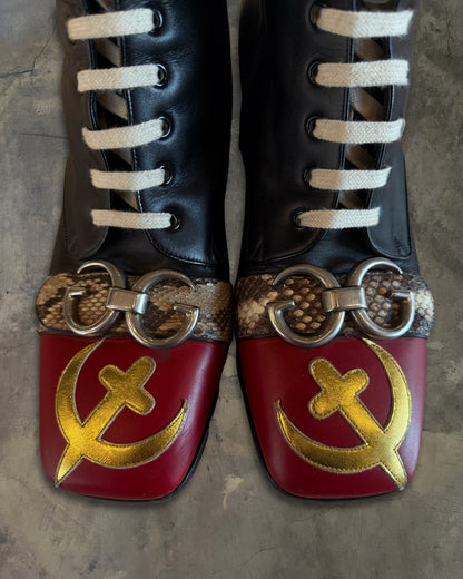 GUCCI FW2017 USSR CIRANO LUX BOOTS