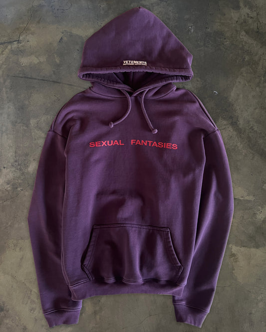 VETEMENTS AW2016 SEXUAL FANTASIES HOODIE
