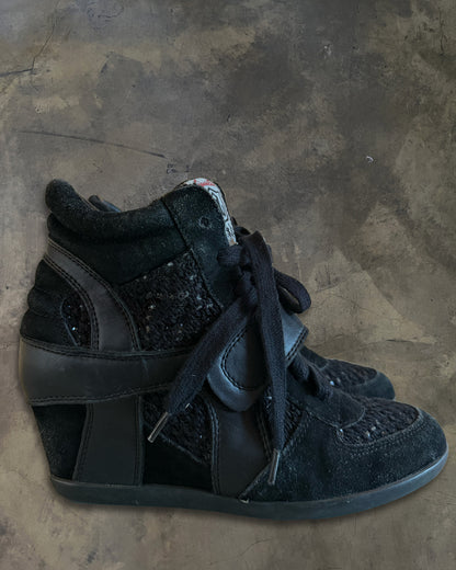 ASH GLITTER WEDGES