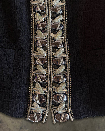 BALMAIN SS2009 RUNWAY EMBELLISHED TWEED JACKET