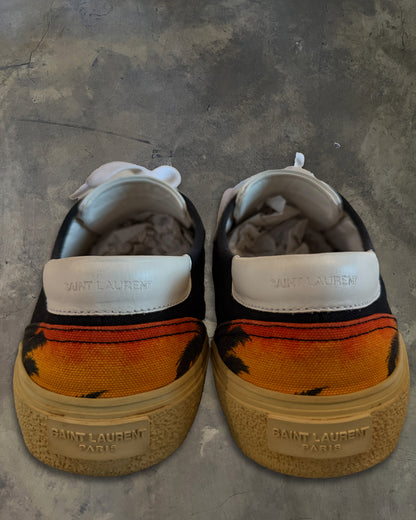 SAINT LAURENT SS2016 "SURF SOUNDS" PALM TREE LOW TOPS