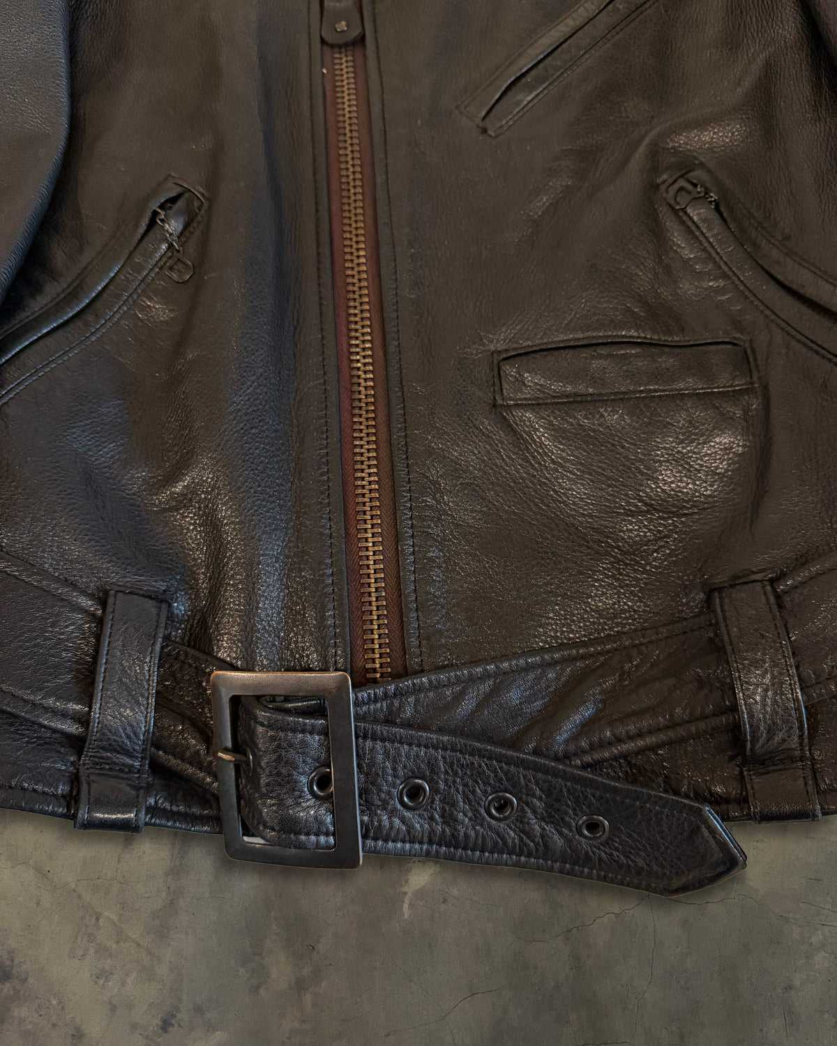 YOHJI YAMAMOTO FW2013 HORSE LEATHER BIKER JACKET