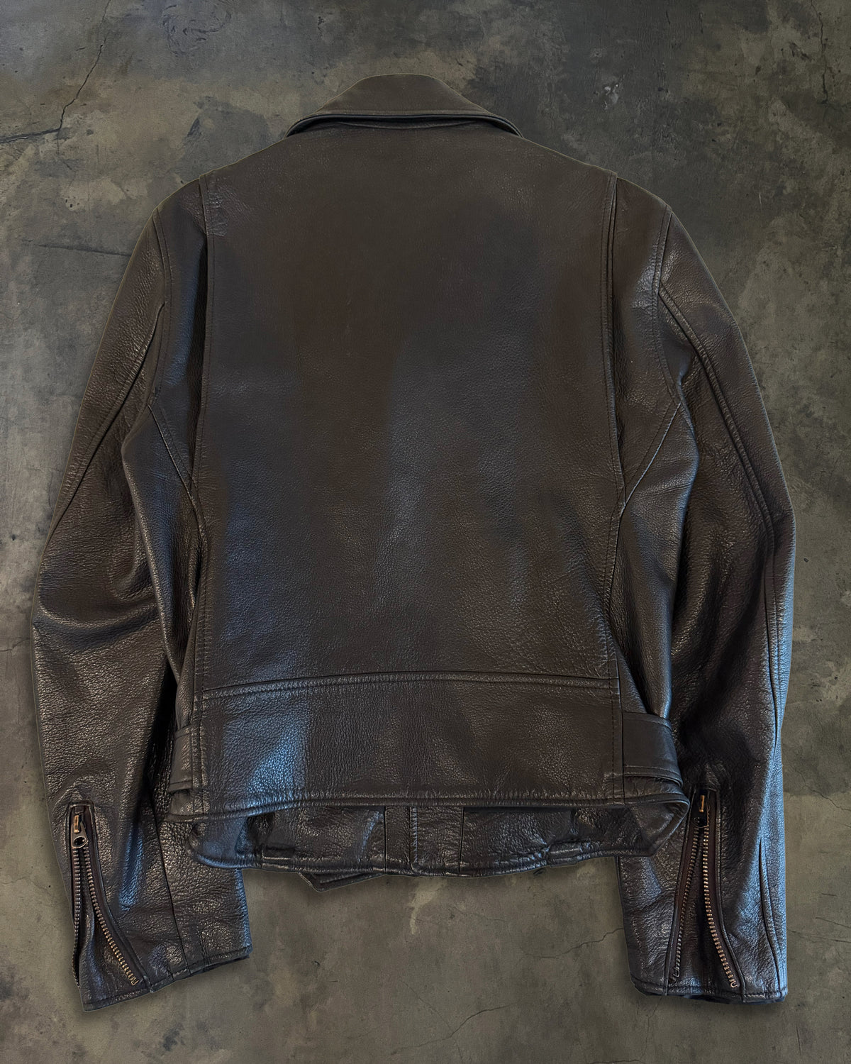 YOHJI YAMAMOTO FW2013 HORSE LEATHER BIKER JACKET