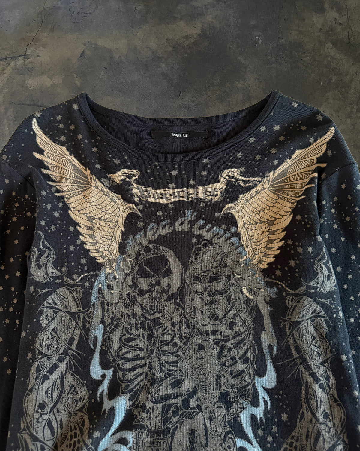 YASUYUKI ISHII TATTOO GRAPHIC LONG SLEEVE