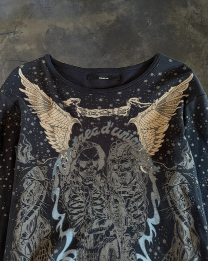 YASUYUKI ISHII TATTOO GRAPHIC LONG SLEEVE