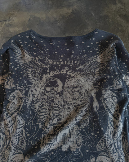 YASUYUKI ISHII TATTOO GRAPHIC LONG SLEEVE