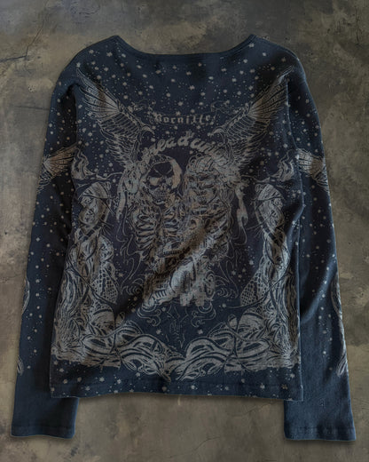 YASUYUKI ISHII TATTOO GRAPHIC LONG SLEEVE